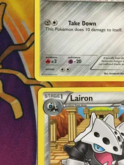 D988 POKEMON TCG DRAGONS EXALTED 2012 ARON 3X 78 LAIRON 79 MP - Image 3