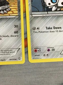 D988 POKEMON TCG DRAGONS EXALTED 2012 ARON 3X 78 LAIRON 79 MP - Image 5