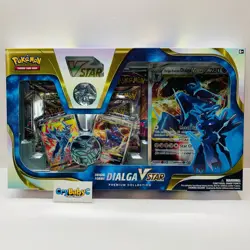 Pokemon Origin Forme Dialga VSTAR Premium Collection SWSH 6 Packs 2 Foil 1 Jumbo - Image 1