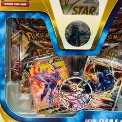 Pokemon Origin Forme Dialga VSTAR Premium Collection SWSH 6 Packs 2 Foil 1 Jumbo - Image 3