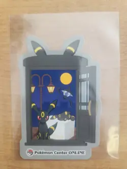 Japanese 2023 Pokemon Center Pikachu Award Sticker - Umbreon Mint - #3425 - Image 1
