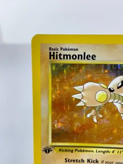 1st Edition Hitmonlee 7/62 - Fossil - Holo - Pokemon - NM - Image 4