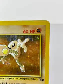 1st Edition Hitmonlee 7/62 - Fossil - Holo - Pokemon - NM - Image 5
