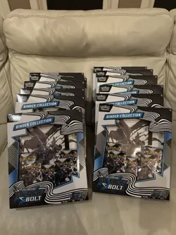 Pokemon Black Bolt Binder Collection Box Lot Of 12 - Image 1