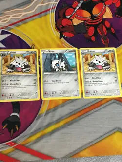 D987 POKEMON TCG DRAGONS EXALTED 2012 ARON 78 LAIRON 2X 79 MP-DMG - Image 1
