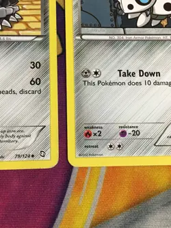 D987 POKEMON TCG DRAGONS EXALTED 2012 ARON 78 LAIRON 2X 79 MP-DMG - Image 5
