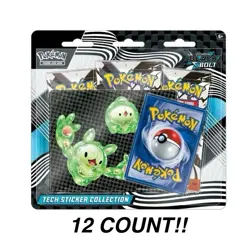 LOT OF 24 - Pokemon Black Bolt & White Flare Tech Sticker Collection- 12 Of Each - Image 2