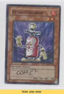Nitro Synchron Unlimited YuGiOh The Duelist Genesis #TDGS-EN02 2008 READ 0b5 - Image 1
