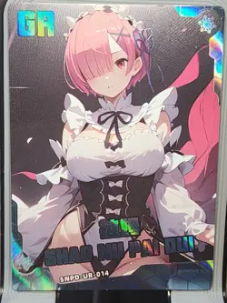 Ram Girl Party The Charm of Goddess Story Card Anime Waifu GR UR-014 - Image 1