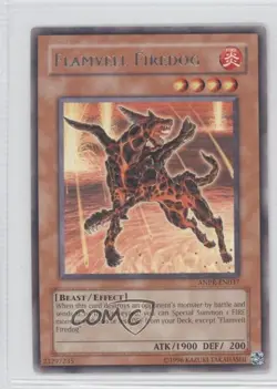 Flamvell Firedog (Rare) Unlimited YuGiOh Ancient Prophecy #ANPR-EN037 2009 0b5 - Image 1