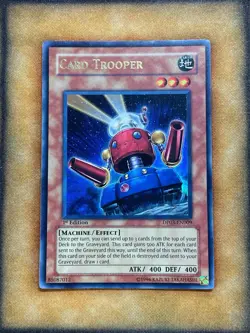 Yugioh Card Trooper DP03-EN009 Ultra Rare 1st Ed NM - Image 1