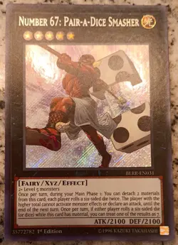 Number 67: Pair-a-Dice Smasher BLRR-EN031 1st Edition Near Mint Yu-Gi-Oh! - Image 2