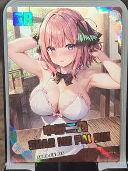 Nino Nakano Girl Party The Charm of Goddess Story Card Anime Waifu GR UR-015 - Image 1