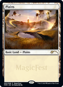 Plains (MagicFest 2020) FOIL Promo PLD Land Special MAGIC MTG CARD ABUGames - Image 1