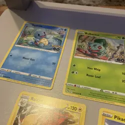 Pokemon TCG Pokemon Pikachu Raichu Squirtle Card bundle (5 cards) Near Mint - Image 4