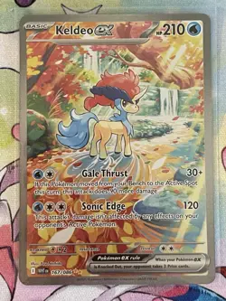 Kaldeo ex 167/086 White Flare Special Illustration Rare Pokemon Card -NEAR MINT - Image 1