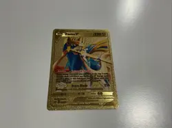 Pokemon TCG Gold Foil Fan Art - Zacian V #138/202 Card - Image 1