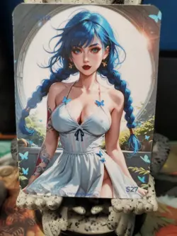 S27 Jinx Arcane League Of Legends Sports Spicy Lonestar Customs Waifu S3 BB Card - Image 2