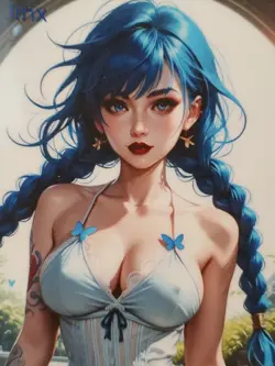S27 Jinx Arcane League Of Legends Sports Spicy Lonestar Customs Waifu S3 BB Card - Image 3