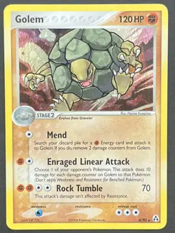 Golem 6/92 EX Legend Maker Holo Rare NM Pokemon TCG 2006 Vintage Nintendo - Image 2