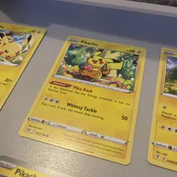 Pokemon TCG Pokemon Pikachu Card bundle (4 cards) Near Mint - Image 3