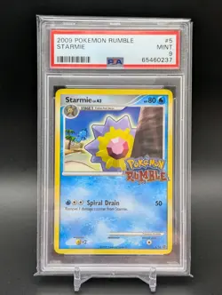 PSA 9 Starmie POKEMON RUMBLE Stamp #5/16 2009 Pokemon Card - Image 1