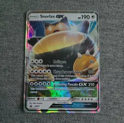 Snorlax GX HOLO SM05 Black Star Promo Near MINT Pokemon Card 2016 NM Original - Image 1