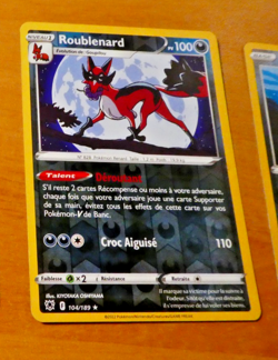 POKEMON CARD GAME REVERSE HOLO CARTE RARE 104/189 EB10 FR JCC NM 2022 - Image 1