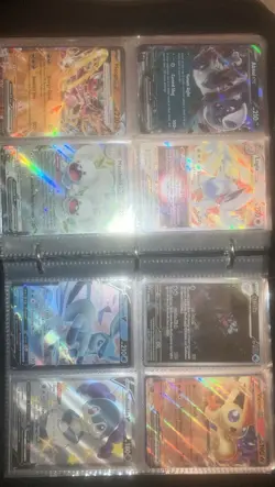 Binder Lot Pokemon Card Mix Over 300 Card Ex,Full Arts, Illustrations Gx& hol &m - Image 5