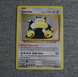 Snorlax HOLO XY179 Black Star Promo Near MINT Pokemon Card XY Evolutions 2016 NM - Image 1