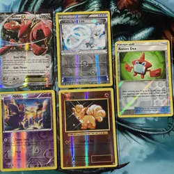 5. Card Pokemon Lot!!! HOLO. All Cards SEE PIC ALL CARDS MINT - Image 1
