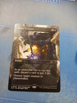Bitter Triumph Store Championship Promo MTG Magic The Gathering P0042 non-foil - Image 1