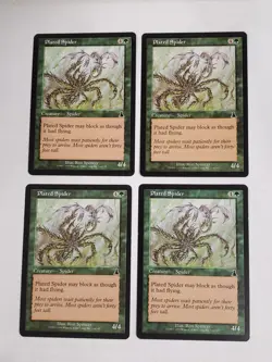 MTG Playset 4x Plated Spider (Urza's Destiny/Green/C) - BGM - Image 1