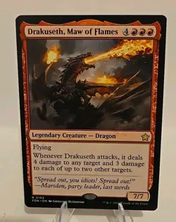 Drakuseth, Maw of Flames MTG Foundations Regular - Image 1