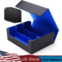 1800+ Card Deck Storage Box Card Deck Holder Trading Card Storage Box Magnet 🔥. - Image 1