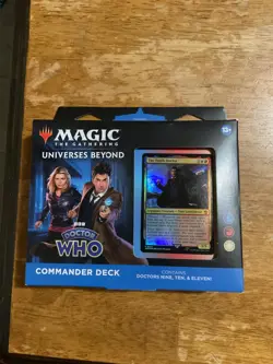 MTG Universes Beyond: Doctor Who Timey Wimey Commander Deck New Sealed - Image 1