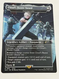 Cloud's Buster Sword (Umezawa's Jitte) - Secret Lair x FINAL FANTASY MTG Magic - Image 1