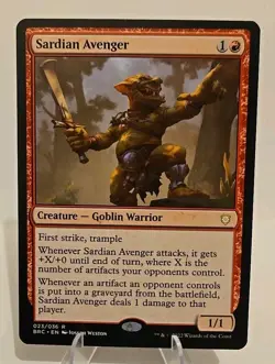 Sardian Avenger MTG Commander: the Brothers' War Regular - Image 1