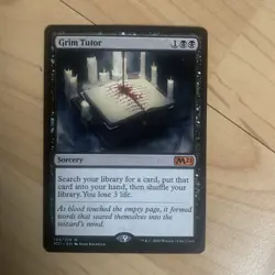 MTG Magic the Gathering Grim Tutor Magic 2021 M21 Mythic Rare 103/274 M/NM - Image 1