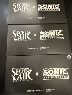 IN HAND! MtG Secret Lair x SONIC: Complete FOIL Set - Image 1