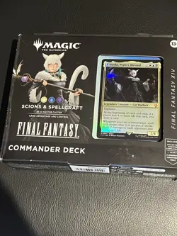 🔥 SCIONS AND SPELLCRAFT COMMANDER PRECON DECK - FINAL FANTASY MTG - Image 1