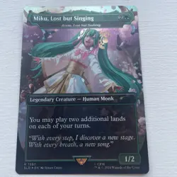 MTG: Secret Lair Hatsune Miku - Miku, Lost but Singing - FOIL Rare - NM 1597 - Image 1