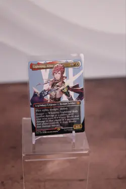 MTG Final Fantasy English Lightning, Army of One Borderless 0400 Non-Foil - Image 1