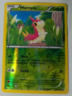 Wurmple 3/108 XY Roaring Skies Pokemon Reverse Holo Foil Rare Nice! - Image 1