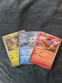 Pokemon TCG Promo Snivy 001/086, Tepig 011/076, Oshawott 021/086 - Image 1