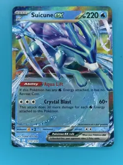 Pokemon TCG Suicune EX Trading Card Game Classic 010/034 Ultra Holo Rare NM - Image 1