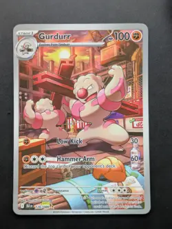 Gurdurr Illustration Rare 126/086 - Pokemon TCG - BB WF - Pack Fresh / NM - Image 1