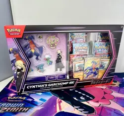 Pokemon TCG Cynthia's Garchomp ex Premium Collection Box Sealed New - Image 1
