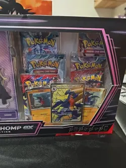 Pokemon TCG Cynthia's Garchomp ex Premium Collection Box Sealed New - Image 3