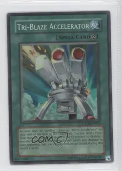 SR - Tri-Blaze Accelerator Unlimited YuGiOh Force of the Breaker #FOTB-EN041 ic4 - Image 1